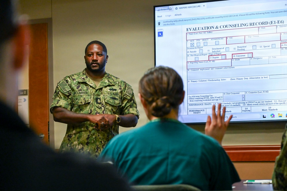 NMRTC Bethesda JEA Hosts Brag Sheet Training