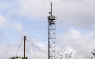 Temporary Tower Restores Internet Access in Rota After Super Typhoon Bavi