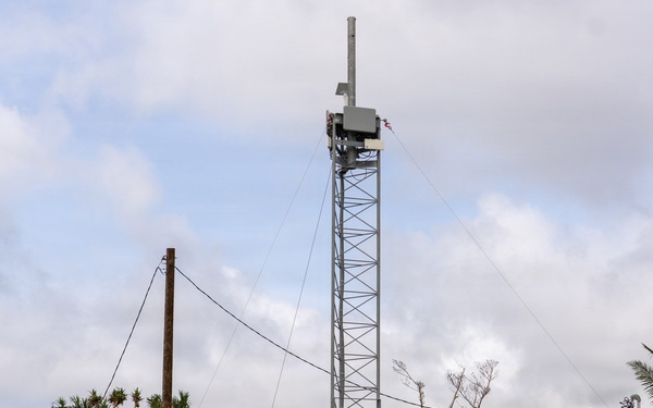 Temporary Tower Restores Internet Access in Rota After Super Typhoon Bavi