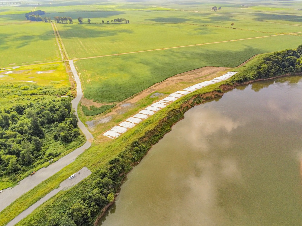 Village Creek Levee near Newport scheduled for permanent repairs