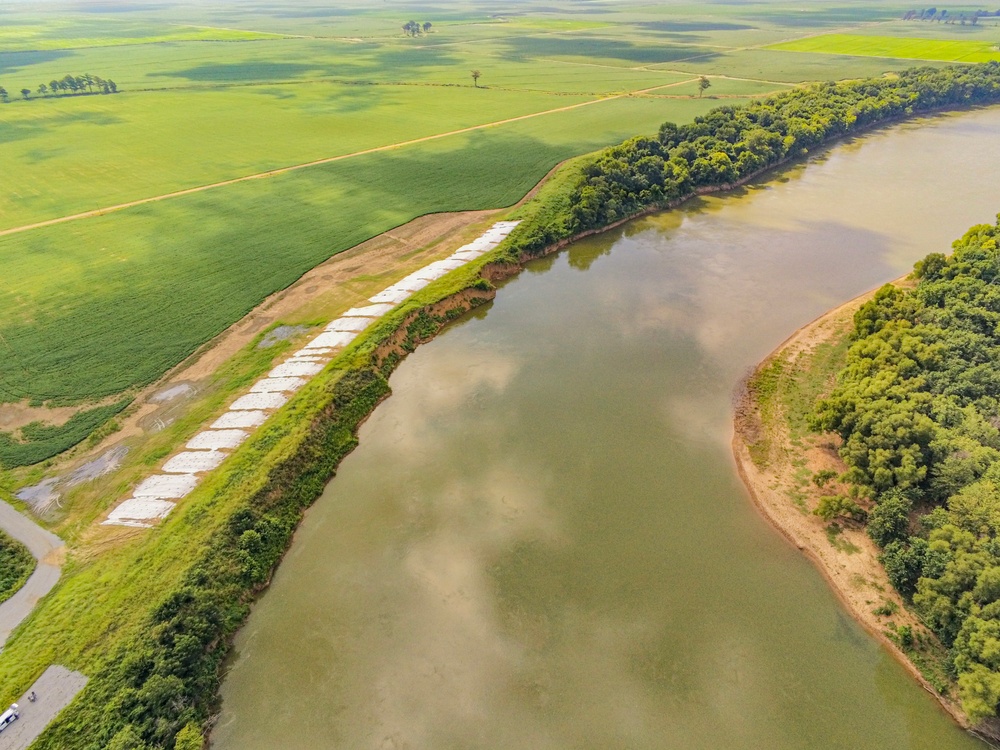 Village Creek Levee near Newport scheduled for permanent repairs