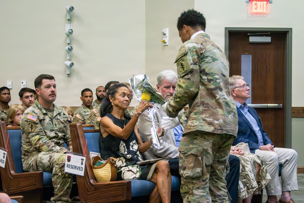 Army tradition honored at Group Support Battalion change of command ceremony