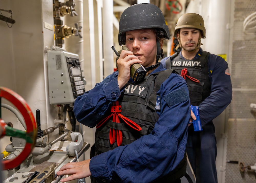 USS Ross DDG71 Conducts ATTT Drills