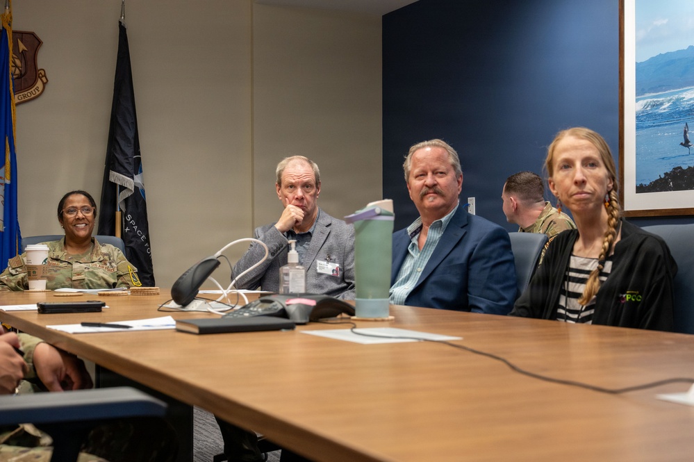 Honorary commander insight tour at 30th MDG