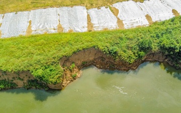 Village Creek Levee near Newport scheduled for permanent repairs