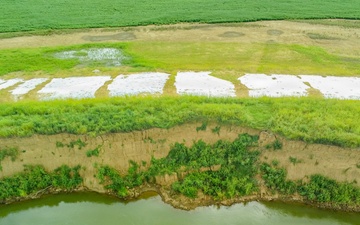 Village Creek Levee near Newport scheduled for permanent repairs