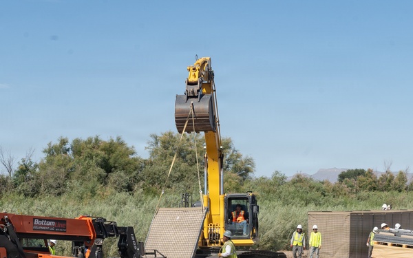HESCO Barrier installation continues at National Defense Area 2