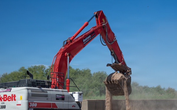 HESCO Barrier installation continues at National Defense Area 2