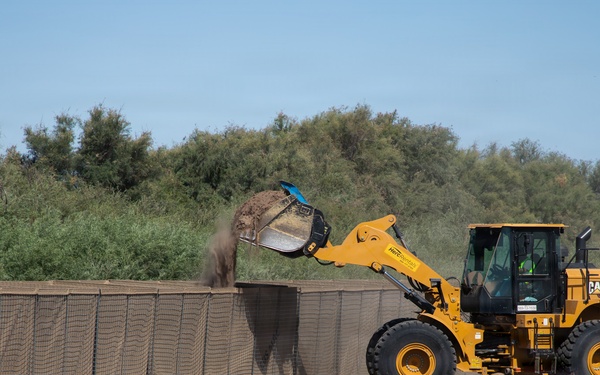 HESCO Barrier installation continues at National Defense Area 2
