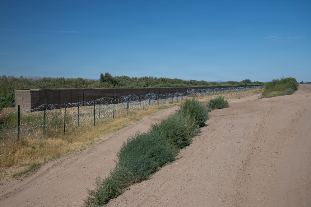 HESCO Barrier installation continues at National Defense Area 2