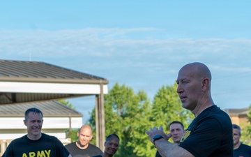 Screaming Eagles Build Readiness Through Senior Leader Physical Training
