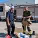 An Estonian Air Force reservist visited Ebbing ANGB as part of the MREP