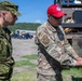 An Estonian Air Force reservist visited Ebbing ANGB as part of the MREP