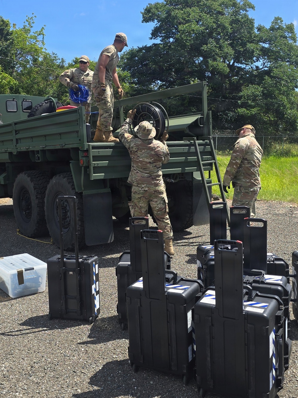 156th Combat Communications Squadron tests rapid deployment capabilities