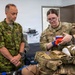 An Estonian Air Force reservist visited Ebbing ANGB as part of the MREP