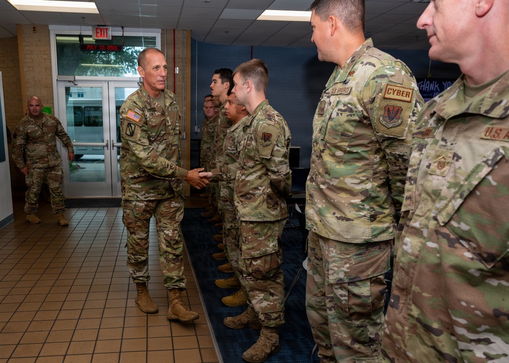 SEA Raines visits CONR-1AF (AFNORTH and AFSPACE)