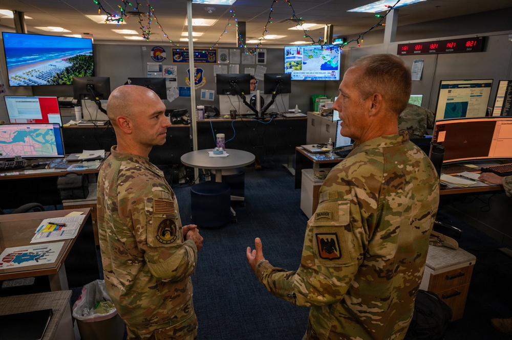 SEA Raines visits CONR-1AF (AFNORTH and AFSPACE)