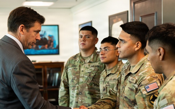 Under Secretary of the Army meets Guardsmen who stopped alleged assault in Washington