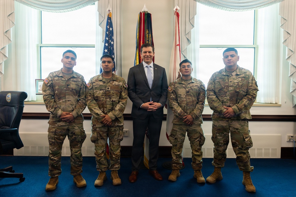 Under Secretary of the Army meets Guardsmen who stopped alleged assault in Washington