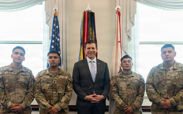 Under Secretary of the Army meets Guardsmen who stopped alleged assault in Washington
