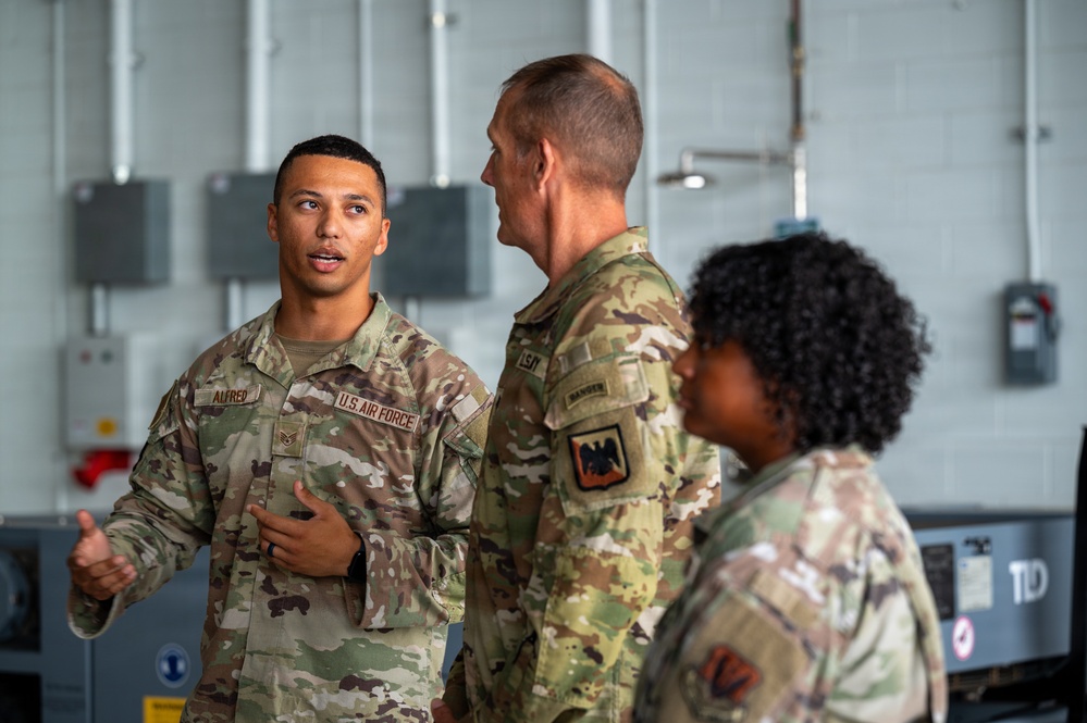 SEA Raines visits CONR-1AF (AFNORTH and AFSPACE)