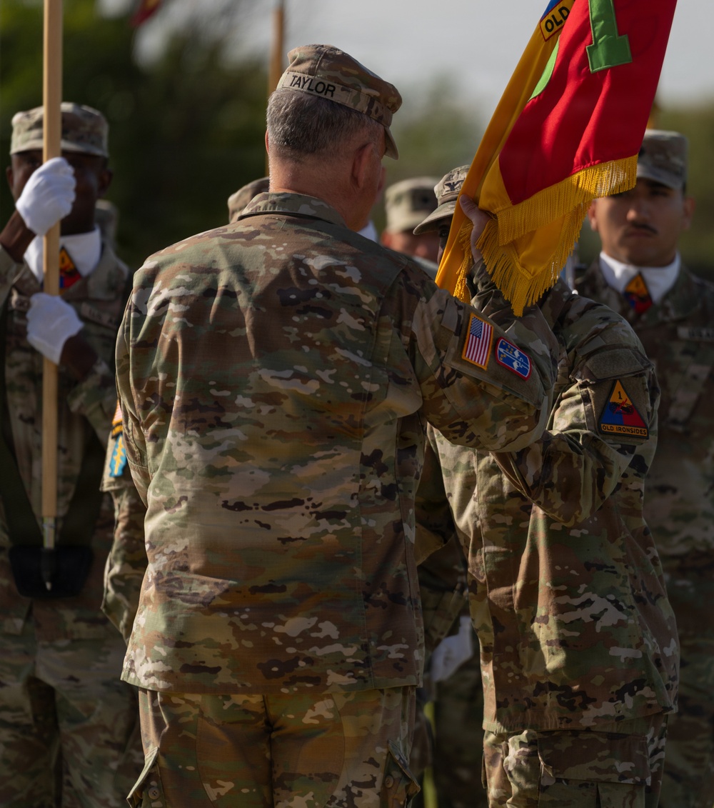 1st Armored Division, Division Sustainment Brigade's Change of Command 2026