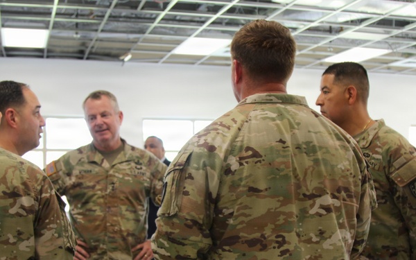 AMC Commanding General visits Fort Bragg CSDV site