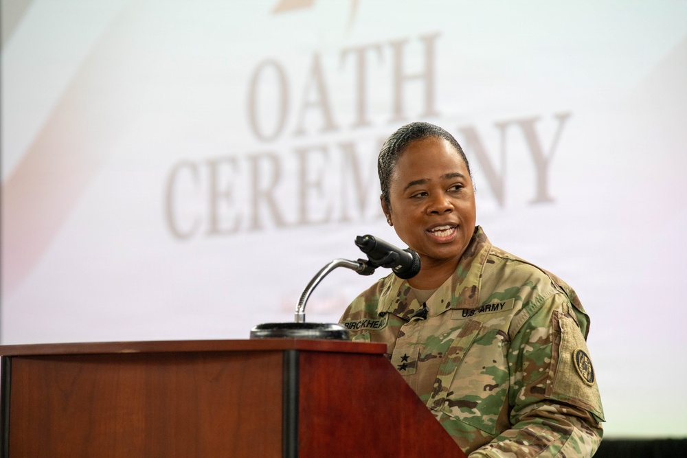 Adjutant General gives speech