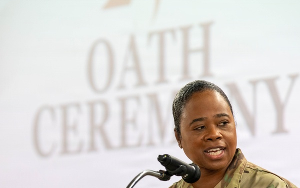 Adjutant General gives speech