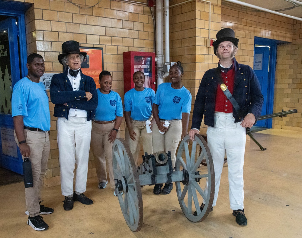 Historical interpreters at Maryland Museum of Military History