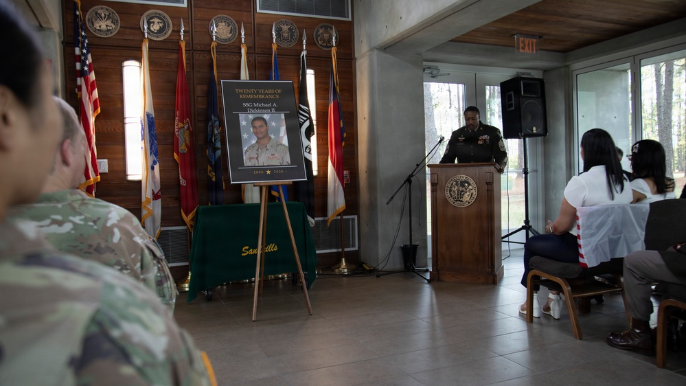 Staff Sgt. Michael A. Dickinson II Remembrance Ceremony