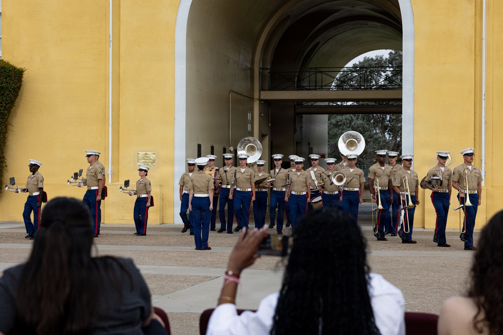 Morning Colors and Bravo Company Graduation