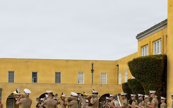 Morning Colors and Bravo Company Graduation
