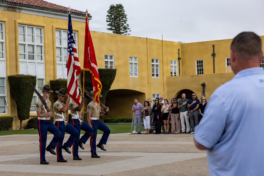 Morning Colors and Bravo Company Graduation