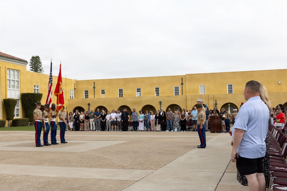 Morning Colors and Bravo Company Graduation