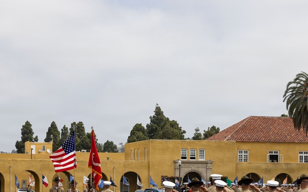 Morning Colors and Bravo Company Graduation