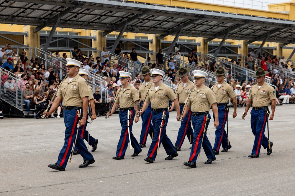 Morning Colors and Bravo Company Graduation
