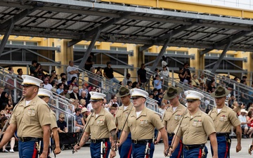 Morning Colors and Bravo Company Graduation