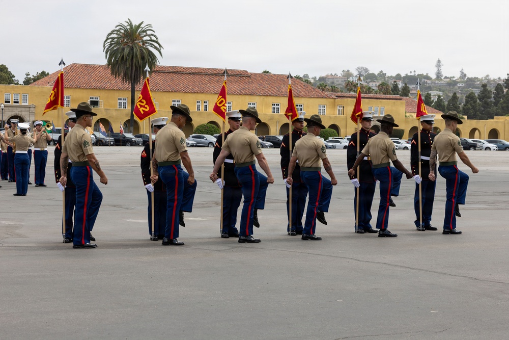 Morning Colors and Bravo Company Graduation