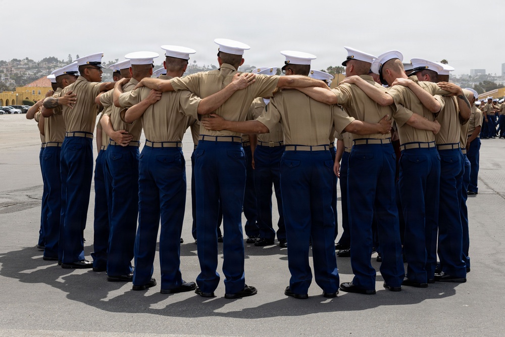 Morning Colors and Bravo Company Graduation