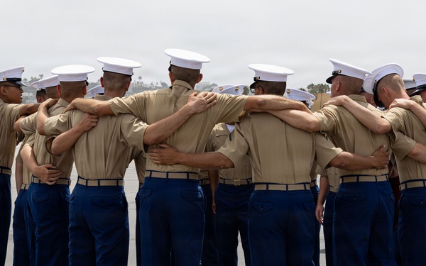 Morning Colors and Bravo Company Graduation