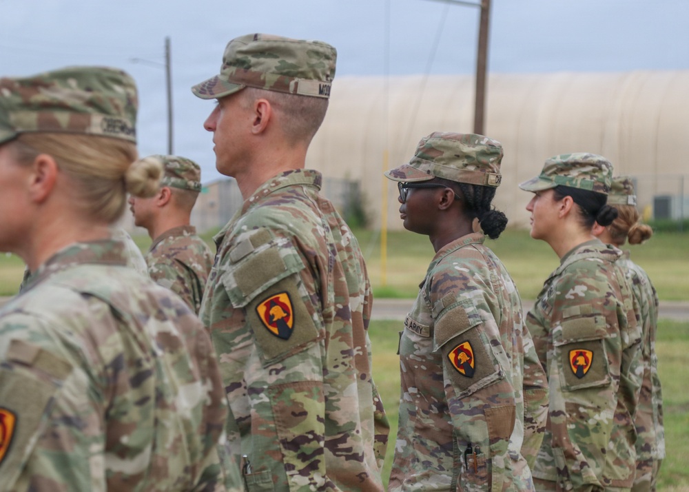 Color Shoulder Sleeve Insignia Patching Ceremony for Iowa Army National Guard Unit