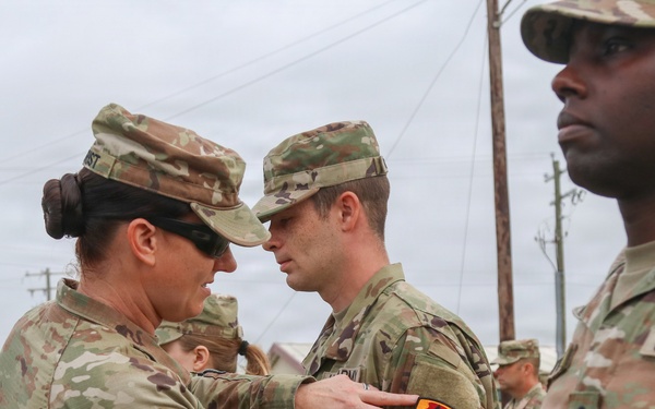 Color Shoulder Sleeve Insignia Patching Ceremony for Iowa Army National Guard Unit
