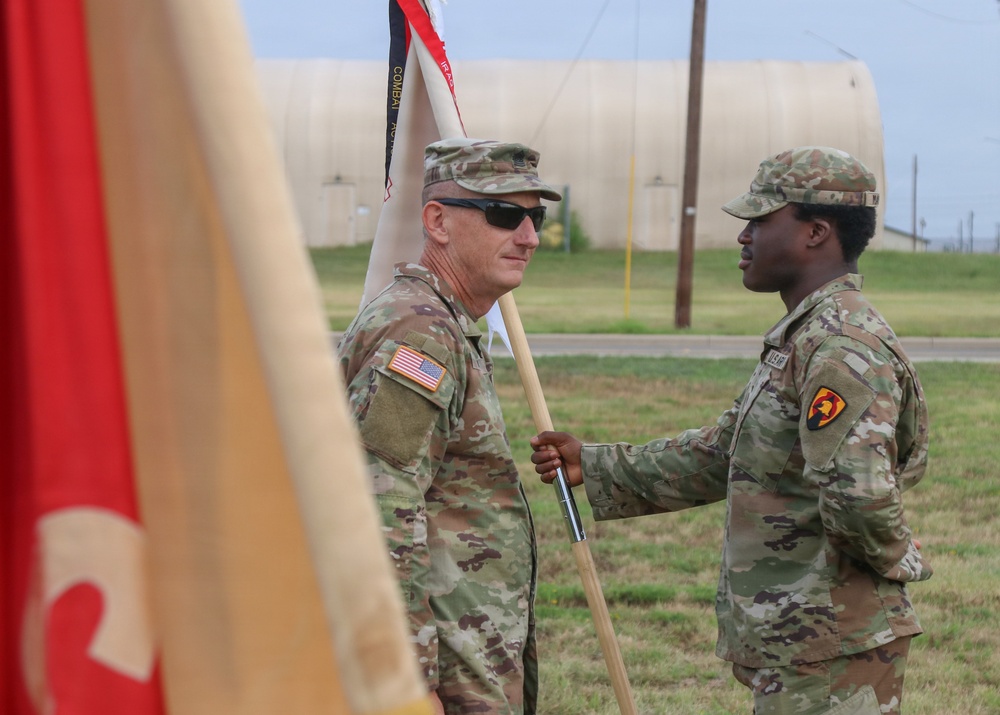 Color Shoulder Sleeve Insignia Patching Ceremony for Iowa Army National Guard Unit
