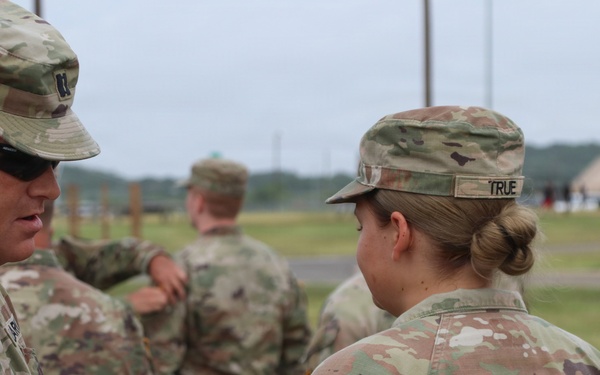 Color Shoulder Sleeve Insignia Patching Ceremony for Iowa Army National Guard Unit