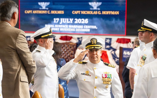 Capt. Nicholas Hoffman Relieves Retiring Commanding Officer of Naval Surface Warfare Center, Port Hueneme Division