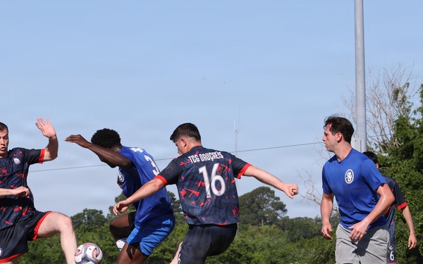 USS Bataan plays at International Soccer Tournament, Sail250 Virginia