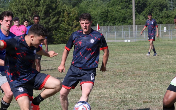 USS Bataan plays at International Soccer Tournament, Sail250 Virginia