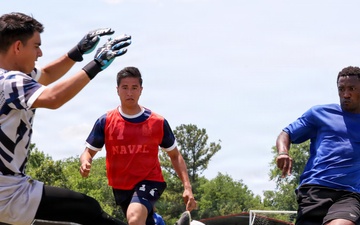 USS Bataan plays at International Soccer Tournament, Sail250 Virginia