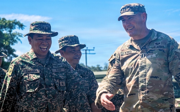 Keris Strike 26: Malaysian Army leaders tour the U.S. Army's High Mobility Artillery Rocket System